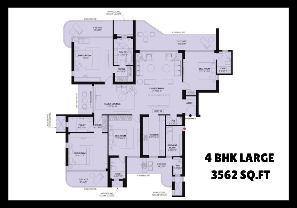 Floor Plan of 4S The Aurrum 59